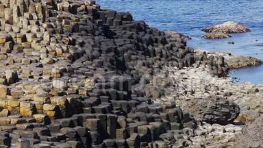 北爱尔兰著名的巨人铜锣湾岩石